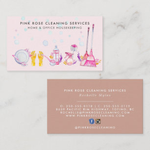 Carte De Visite Services de nettoyage de maison