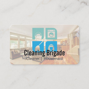 Carte De Visite Services de nettoyage de maison Désinfection