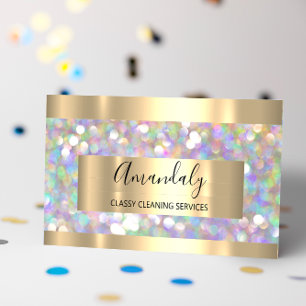 Carte De Visite Services de nettoyage Maid House Conserver Parties