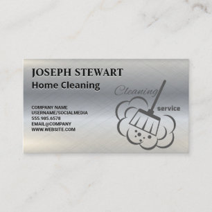 Carte De Visite Services de nettoyage Nettoyeurs à domicile