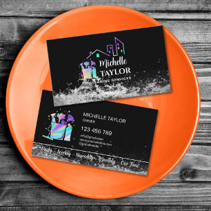 Carte De Visite Services de nettoyage professionnels de maison et