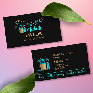 Carte De Visite Services de nettoyage professionnels de maison et