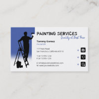 Services de peinture | Peintre au travail bleu moy
