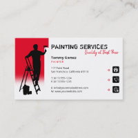 Services de peinture | Peintre au travail Rouge
