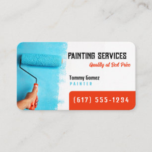 Carte De Visite Services de peinture   Peintres