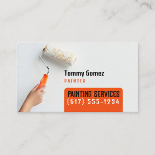 Carte De Visite Services de peinture   Peintres