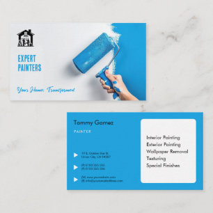Carte De Visite Services de peinture   Peintres experts