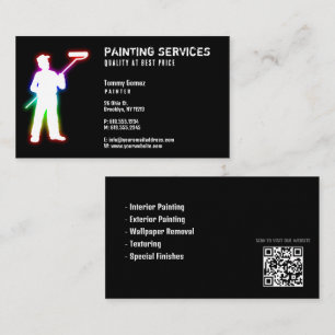 Carte De Visite Services de peinture Professionnel