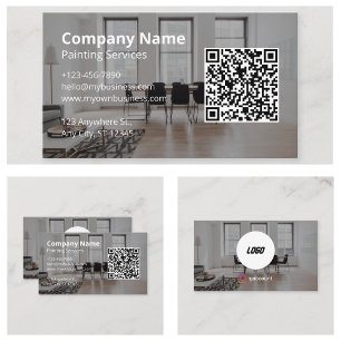 Carte De Visite Services de peinture Votre logo ici