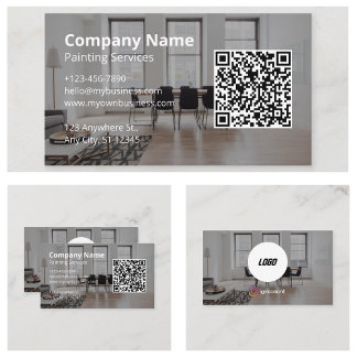 Carte De Visite Services de peinture Votre logo ici