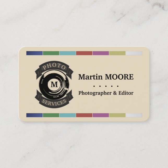 Carte De Visite Services de photo (Devant)