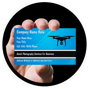 Carte De Visite Services de photographie par drone aérien