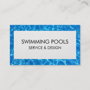 Carte De Visite Services De Piscine