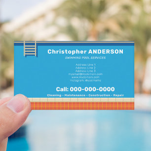 Carte De Visite Services De Piscine