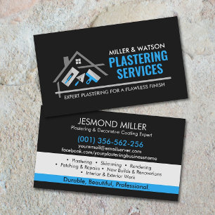 Carte De Visite Services de plâtrage