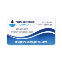 Services de pool | Vague d'eau bleue | Piscine