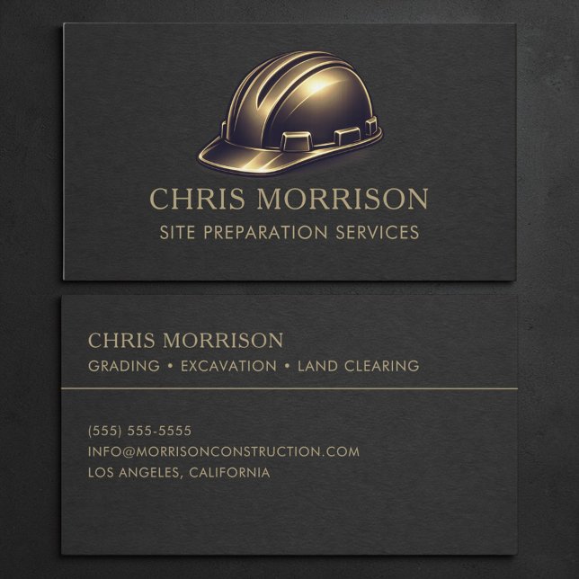Carte De Visite Services de préparation de site Professionnel Casq (Créateur téléchargé)