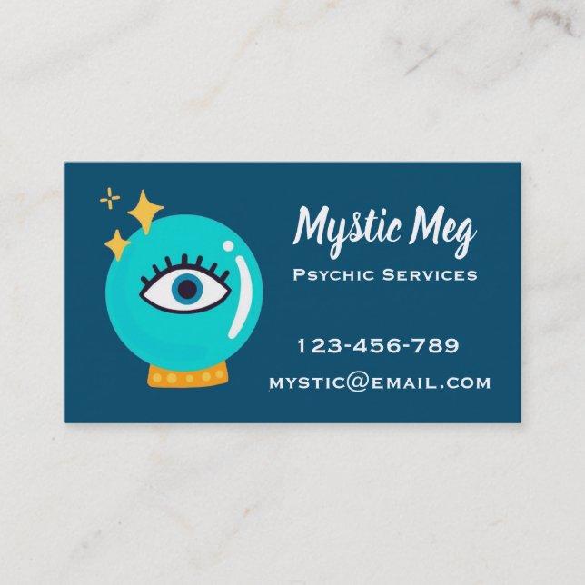 Carte De Visite Services de psychologie, de tarot, de devin et de  (Devant)