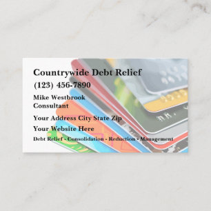 Carte De Visite Services de réaménagement et de gestion de dettes
