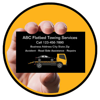 Carte De Visite Services de remorquage automobile à plat