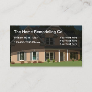 Carte De Visite Services de rénovation de maison Conception modern