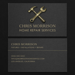 Carte De Visite Services de réparation à domicile Professionnel 