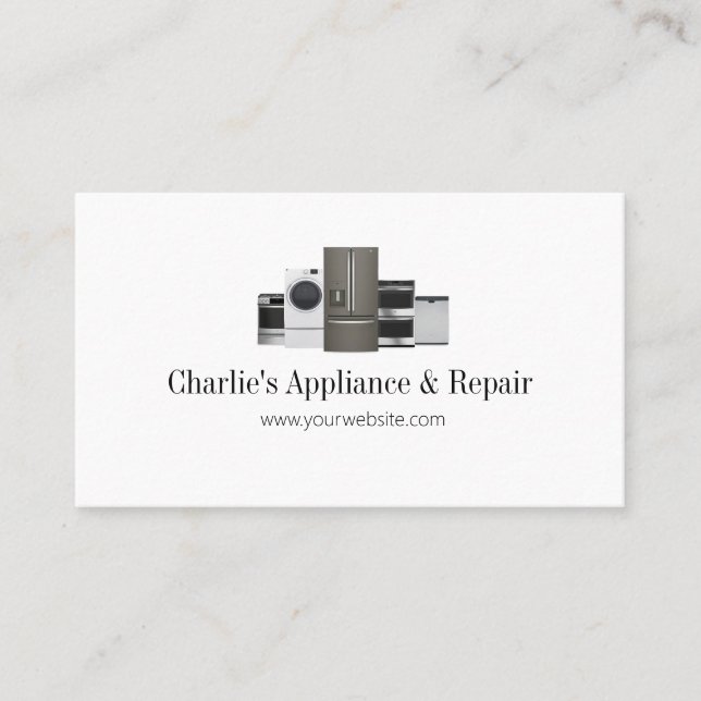 Carte De Visite Services de réparation d'appareils  (Devant)