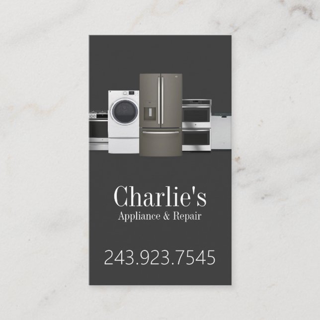 Carte de visite Services de réparation d'appareils (Devant)