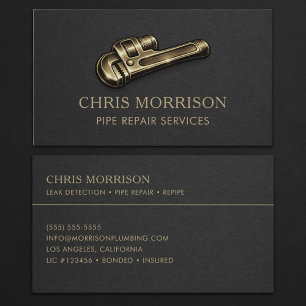 Carte De Visite Services de réparation de tuyaux Clé professionnel