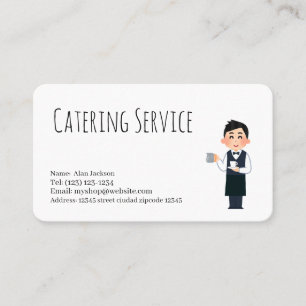 carte de visite services de restauration