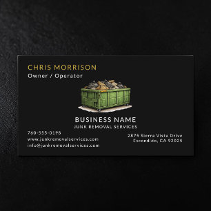 Carte De Visite Services de retrait des déchets