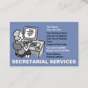 Carte De Visite Services de secrétariat