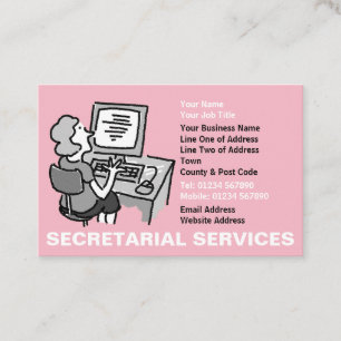 Carte De Visite Services de secrétariat