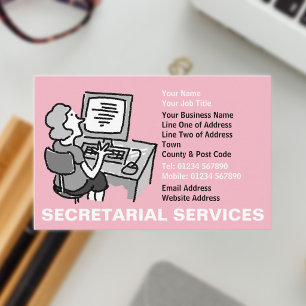 Carte De Visite Services de secrétariat