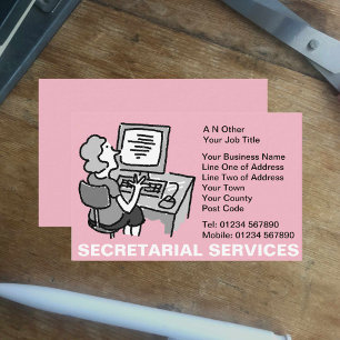 Carte De Visite Services de secrétariat