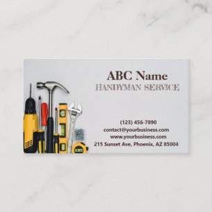 Carte De Visite services de serrurier pour l'amélioration et la ré