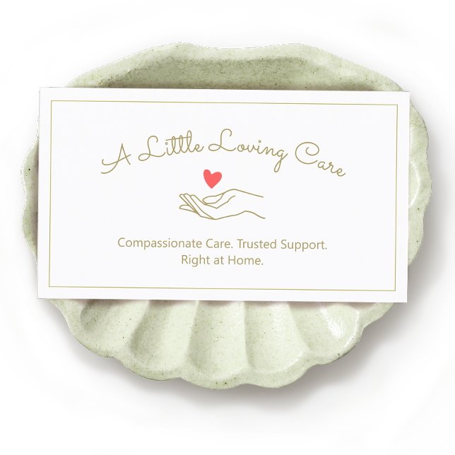 Carte De Visite Services de soins à domicile (Créateur téléchargé)