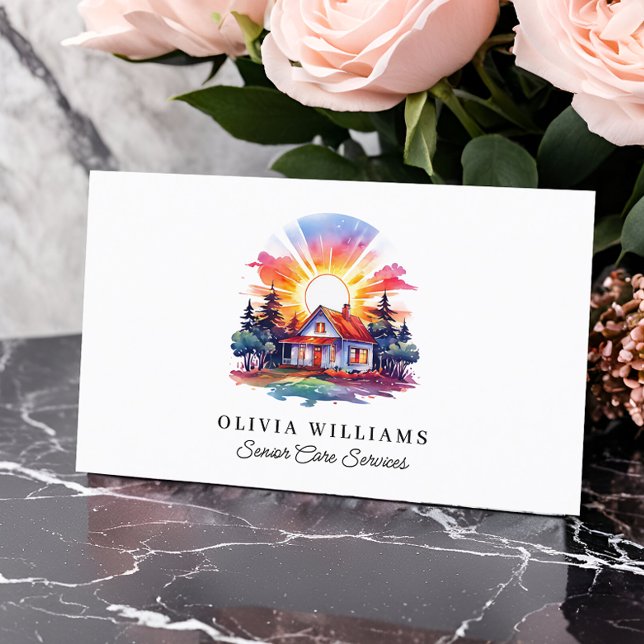 Carte De Visite Services de soins aux aînés (Créateur téléchargé)