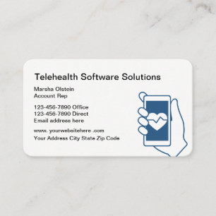 Carte De Visite Services de soins de télé-santé