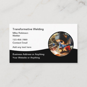 Carte De Visite Services de soudage de construction Conception mod