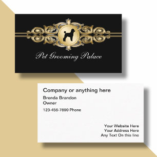 Carte De Visite Services de toilettage pour animaux de compagnie c