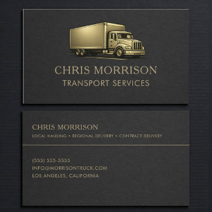 Carte De Visite Services de transport routier professionnel