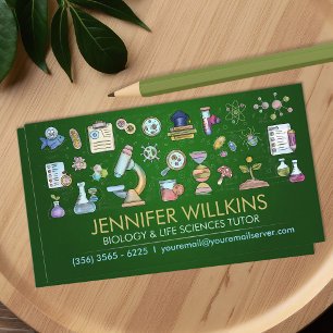 Carte De Visite Services de tutorat en biologie scientifique - ens