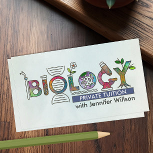 Carte De Visite Services de tutorat en biologie scientifique - ens