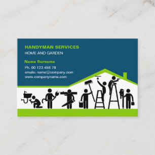 Carte De Visite services d'homme à tout faire, maison et jardin