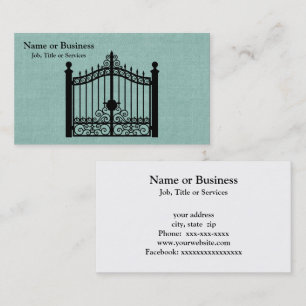 Carte De Visite Services d'installation de clôture et de réparatio