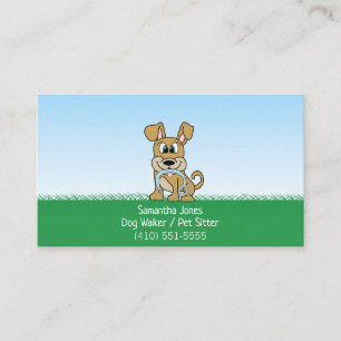 Carte De Visite Services d'installation pour animaux de compagnie 