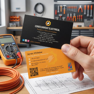Carte De Visite Services électriques   Construction spécialisée