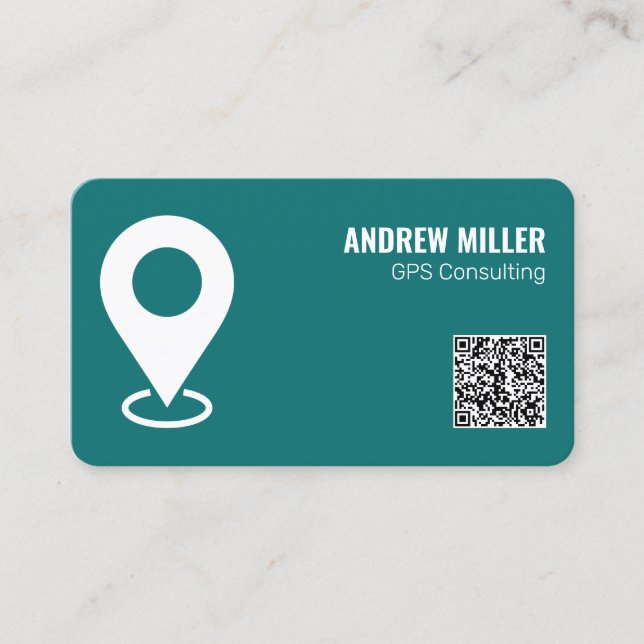 Carte De Visite Services GPS QR (Devant)