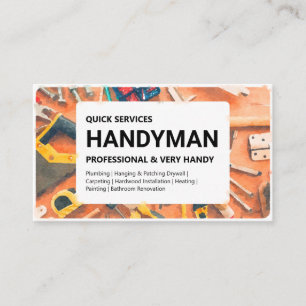 Carte De Visite Services Handyman